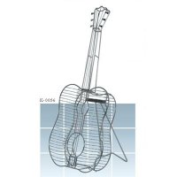 Wire Made Guitar Shape CD Holder