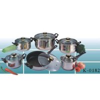 12 PCS Cookware Set with Non-Stick Frying Pan