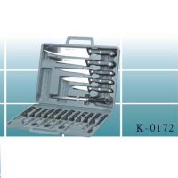 18 PCS Knife Set with Plastic Blow-Up Case